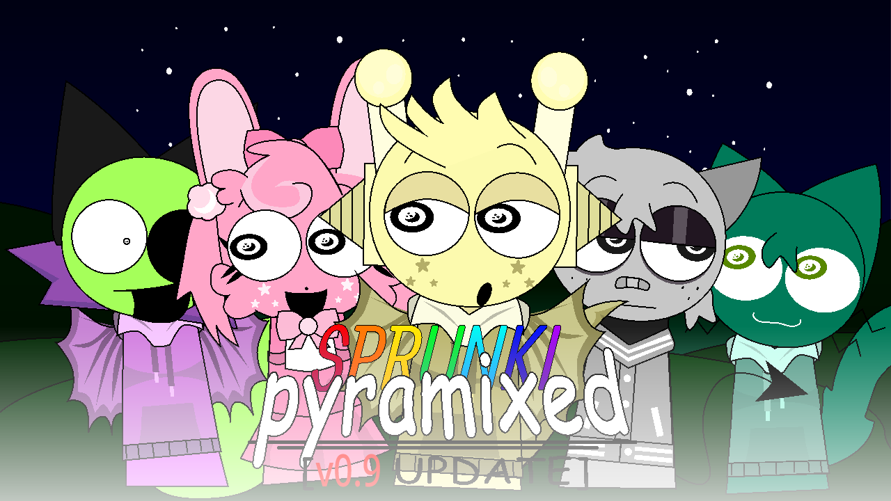 Sprunki Pyramixed Night Time - Play Online